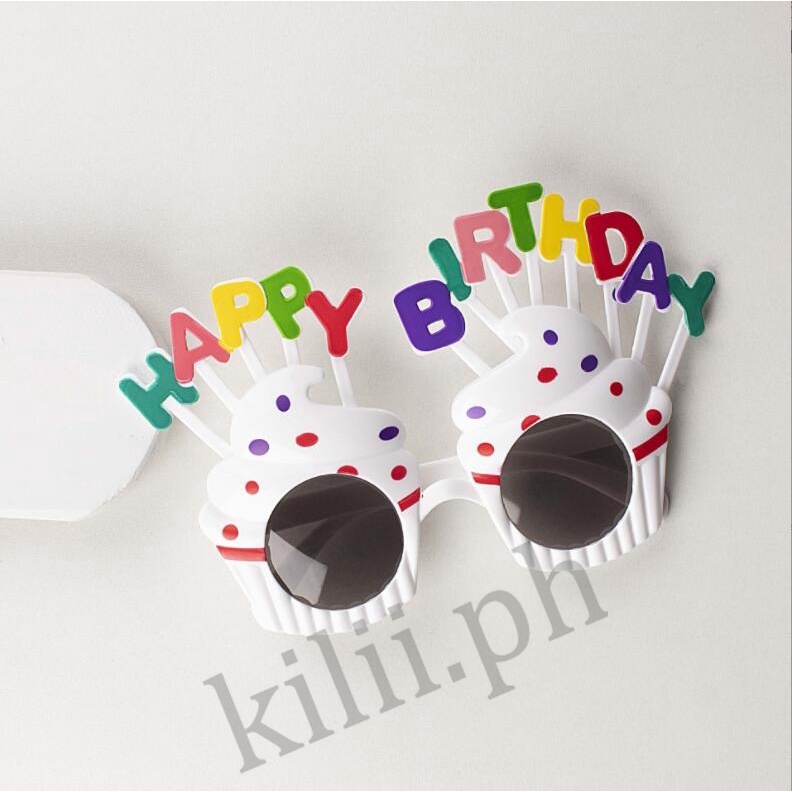 Kilii Mắt Kính Hình Bánh Sinh Nhật Vui Nhộn Cho Bé