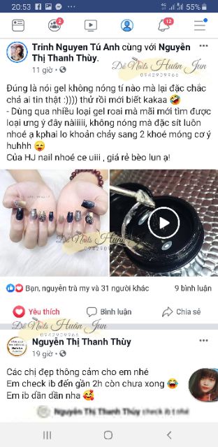 GEL ĐẮP CAO CẤP SIÊU ĐẶC KHÔNG NÓNG, GEL ĐẮP HJ