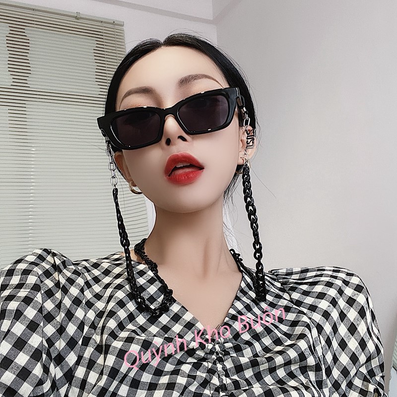 MẮT KÍNH MÈO NAM NỮ KIỂU OVERSIZE , KÍNH MÁT CAO CẤP HOT TREND Q1996