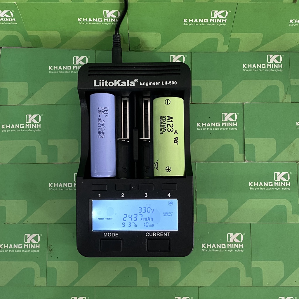 Pin sắt A123 xả 30C 60A-120A 26650 3.2V, dung lượng 2500mAh, đóng bình kích đề xe hơi