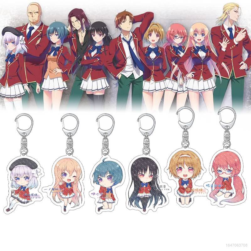 Móc Khóa Gắn Ba Lô Hoạt Hình Kiyotaka Suzune 22 Classroom of the Elite Acrylic