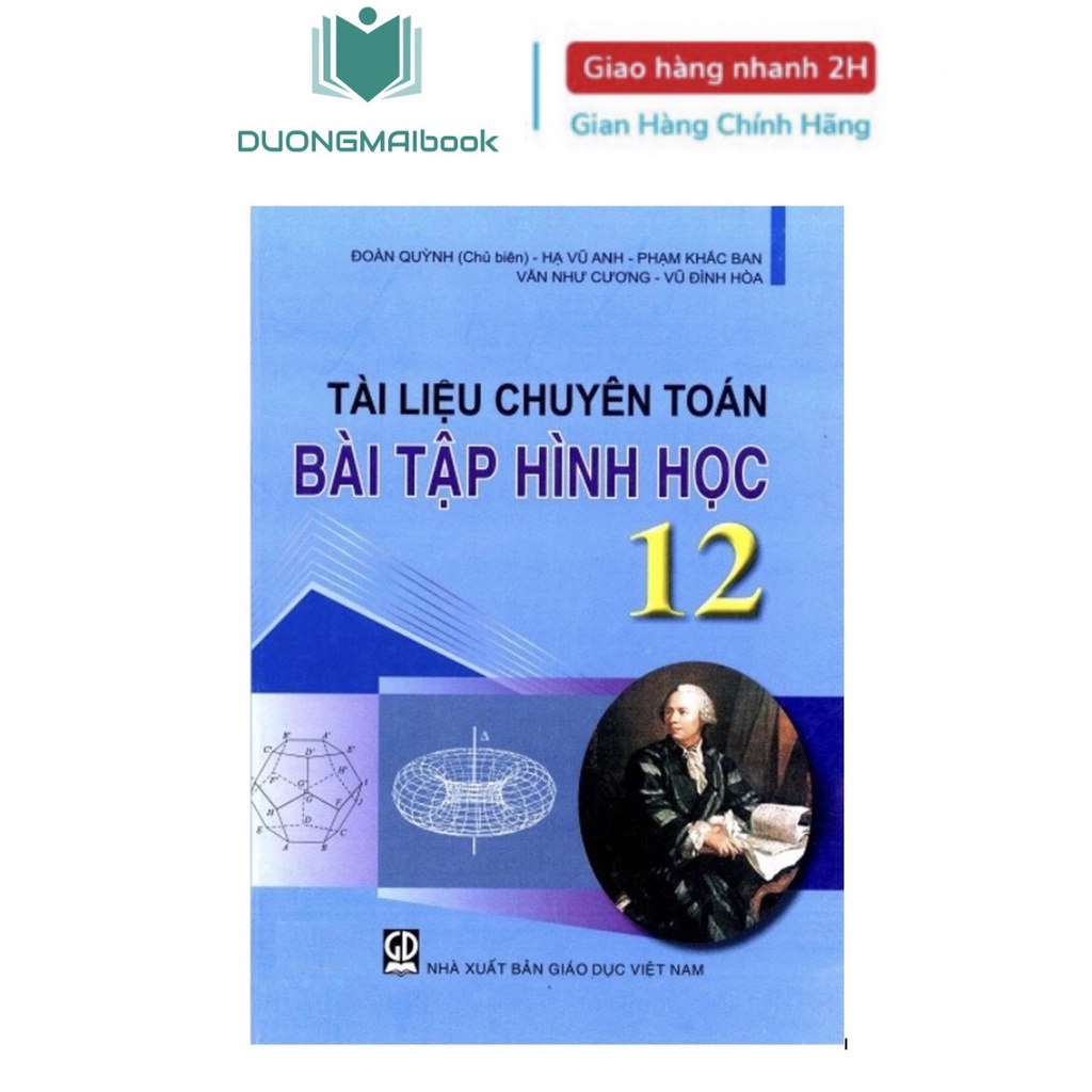 Sách - Tài Liệu Chuyên Toán Bài Tập Hình Học 12 - NXB Giáo dục