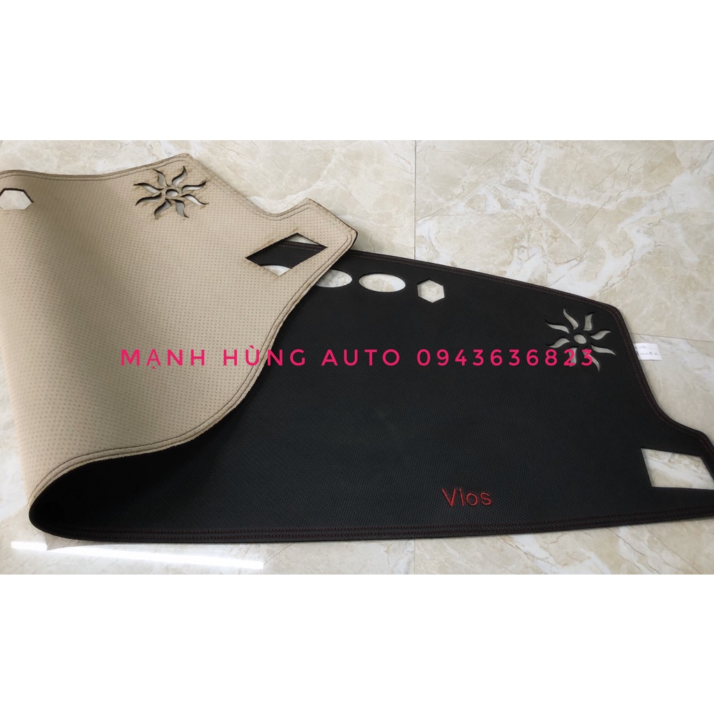Thảm taplo chống nóng cho xe TOYOTA VIOS 2021 thảm da