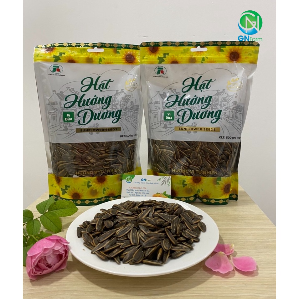 Hạt Hướng Dương Vị Dừa Hạt Siêu To Siêu Giòn Loại Đặc Biệt - Túi 500g/1kg