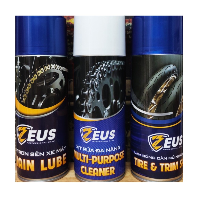 Combo Zeus Dưỡng sên  Vệ sinh sên Bóng vỏ và nhựa nhám