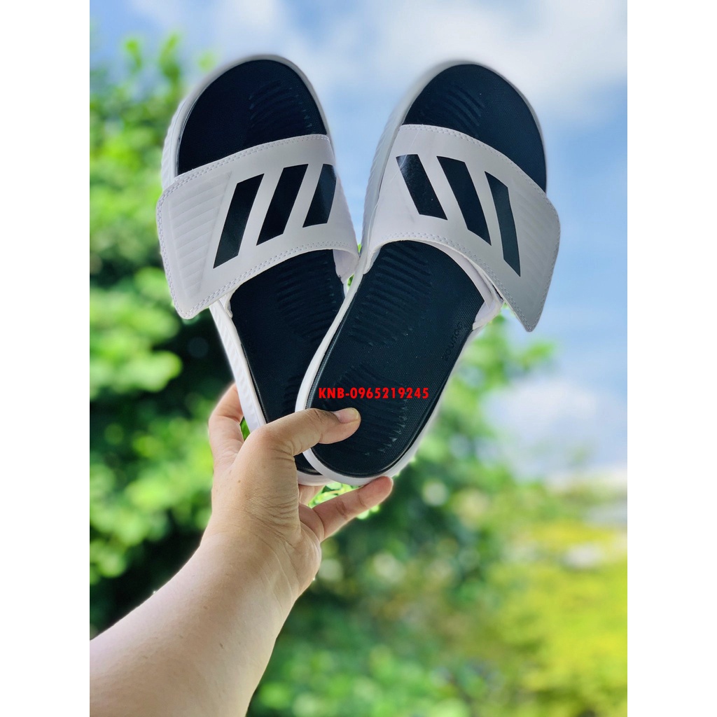 Dép 𝐀𝐃𝐈𝐃𝐀𝐒,dép adidas,dep adidas Alphabounce,dép quai ngang nam nu 3 sọc nhiều màu chất xịn hàng 1-1 đế dày nhẹ Tặng hộp