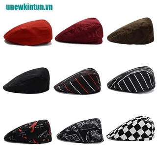 Tian♪mũ nồi cotton màu trơn thời trang cho nam
