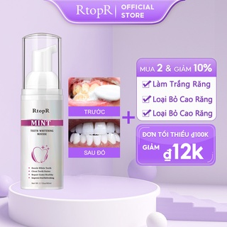 Kem Làm Trắng Răng RtopR Chiết Xuất Bạc Hà An Toàn Cho Sức Khỏe Chất Lượng Cao 60ml