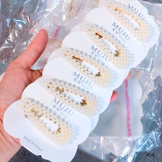 Kẹp tóc đính hạt siêu hot Hàn Quốc K58