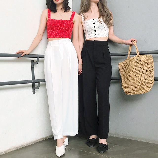 Quần Mia Ritta culottes cạp cao chun lưng Q331