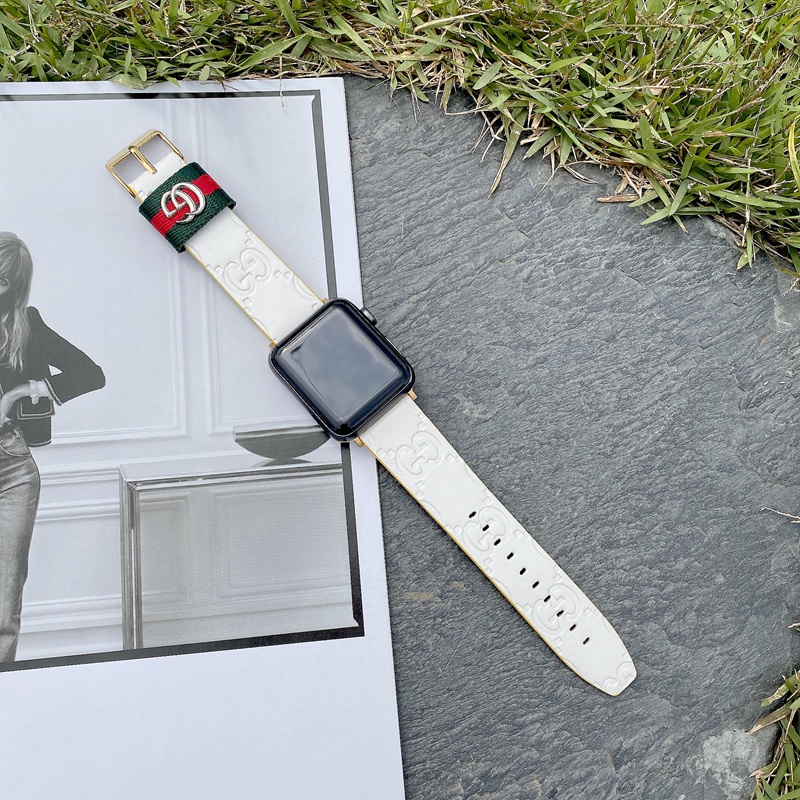 DANIEL WELLINGTON Dây Đeo Bằng Da Thật Màu Hồng Thời Trang Cho Đồng Hồ Thông Minh Apple Watch 8 ultra 49mm 38MM 40MM 42MM 44MM