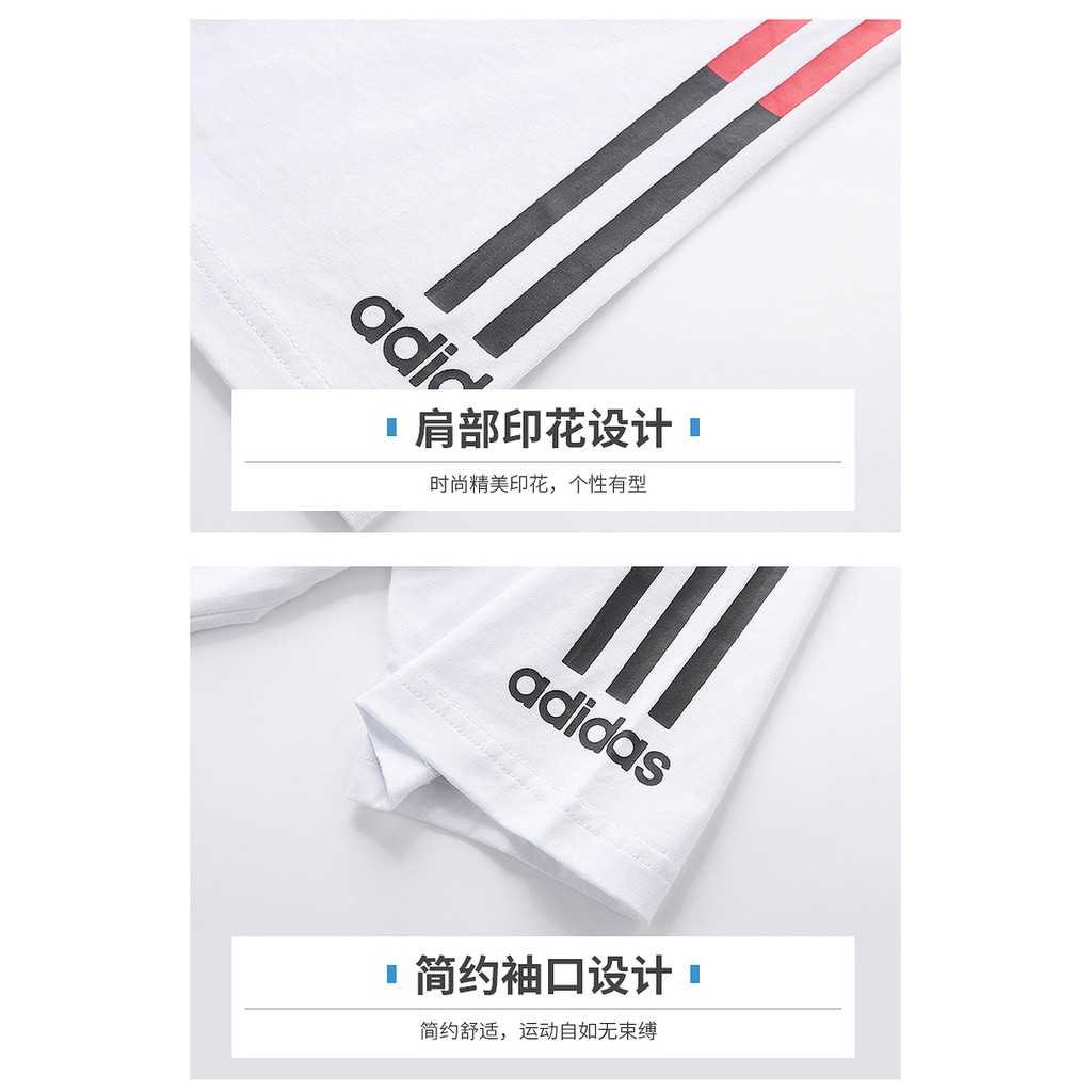 Áo Thun Adidas Tay Ngắn Cổ Tròn Thời Trang Mùa Hè 21 2021