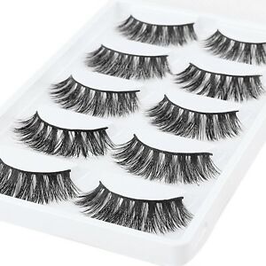 [Hàng mới về] Set 10 cặp lông mi giả màu đen tự nhiên M14