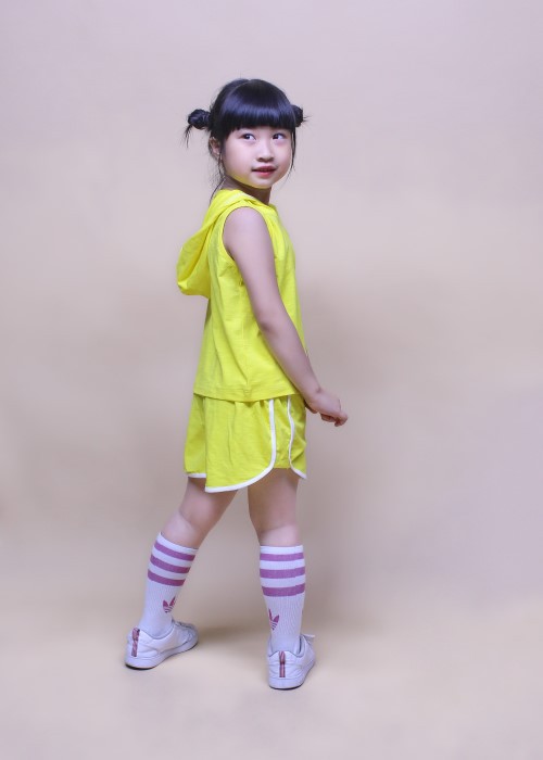Bộ đồ thun thời trang Jadiny màu vàng cho bé gái