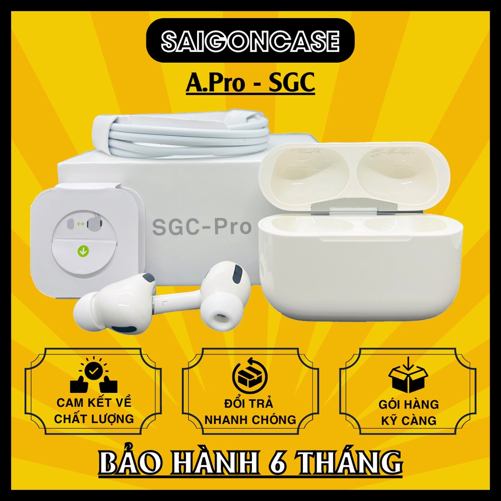 Tai Nghe Bluetooth không dây APPRO Cảm Biến Đa Điểm Không Dây 5.0 Định Vị - Đổi Tên - Sạc Không Dây