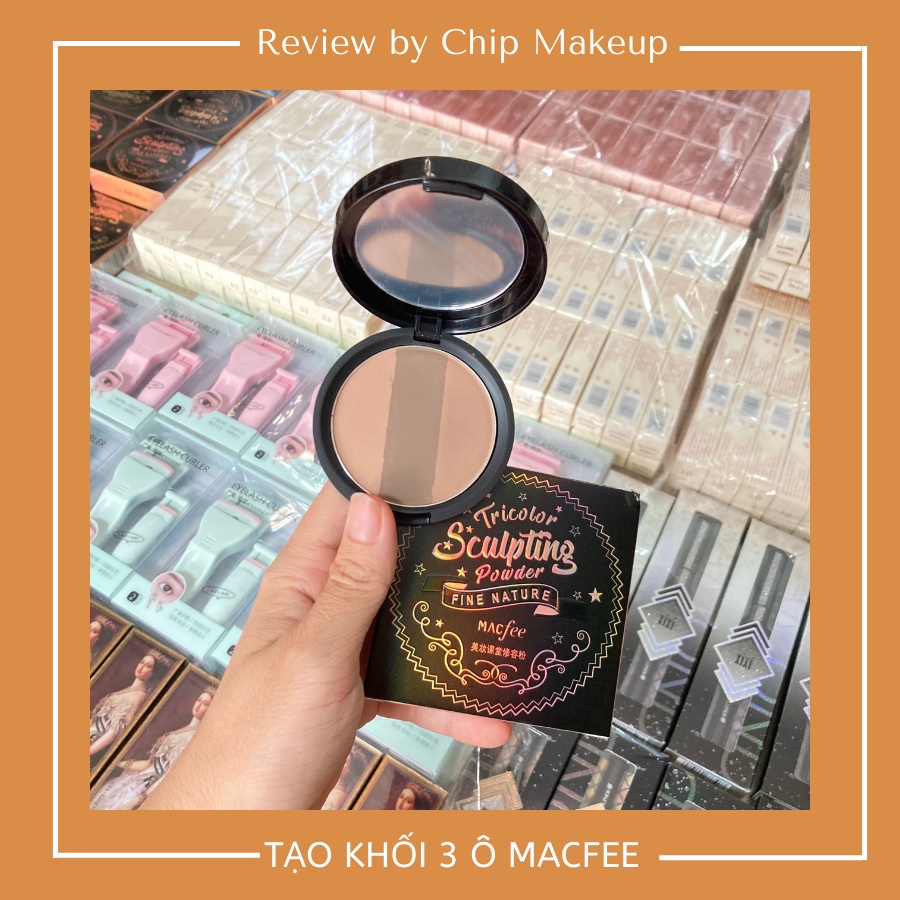 [ GIÁ SỈ ] Phấn Tạo khối 3 màu Macfee