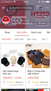Nón thêu tay cực chất