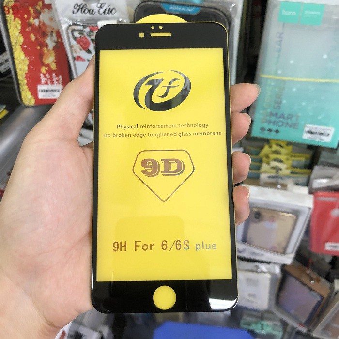 Kính cường lực 9D Full Màn Cao Cấp Cậu Bé Đen Cho ip 6 PLUS / 6S PLUS