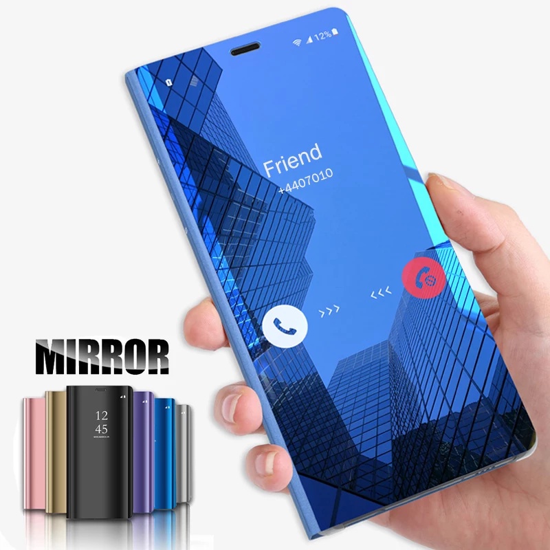 Vỏ gương lật cho sony xperia 5 ii 1 ii 10 plus xz5 xz4 xz xzs vỏ điện thoại auto sleep / wake cover