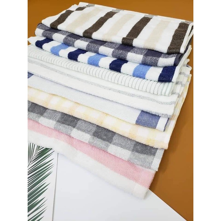 Set 10 Khăn mặt cotton 34*34cm xuất khẩu