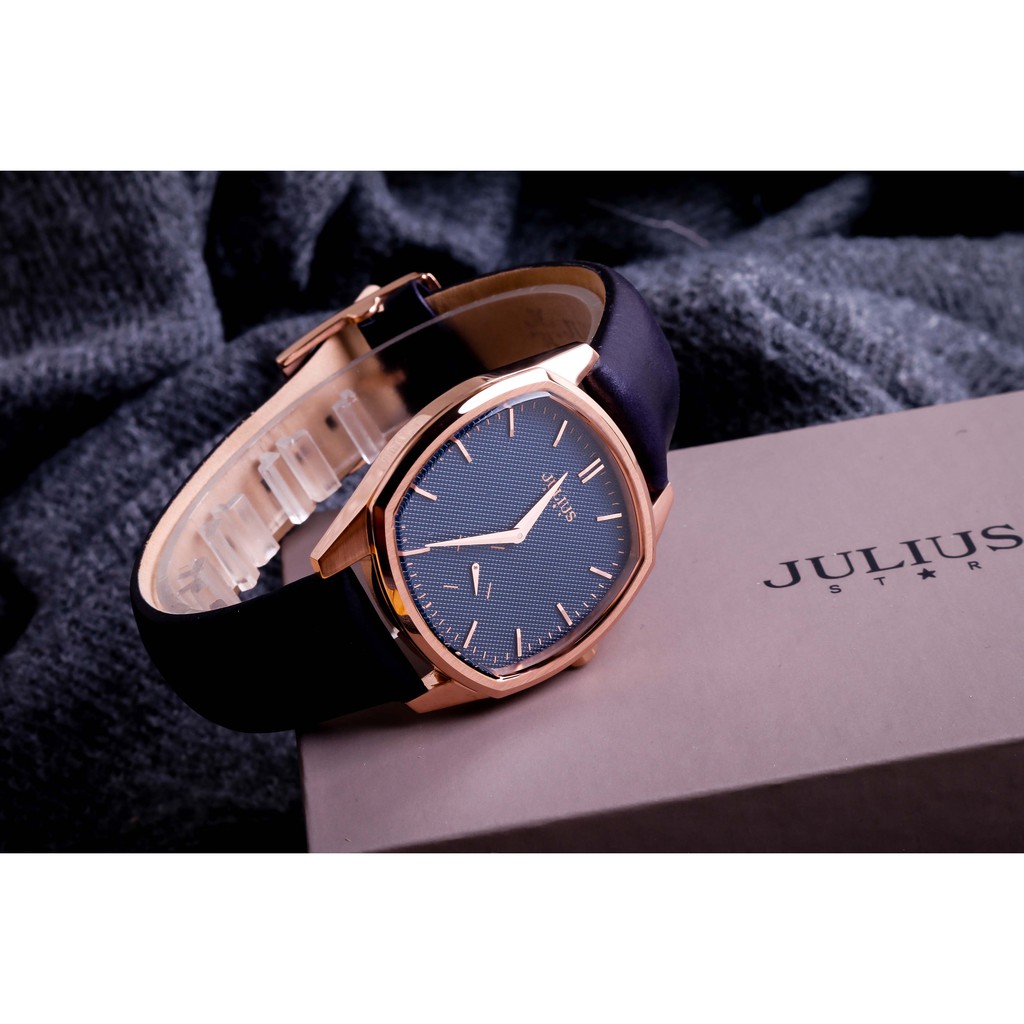 Đồng hồ đôi nam nữ JULIUS JS-014C dây da