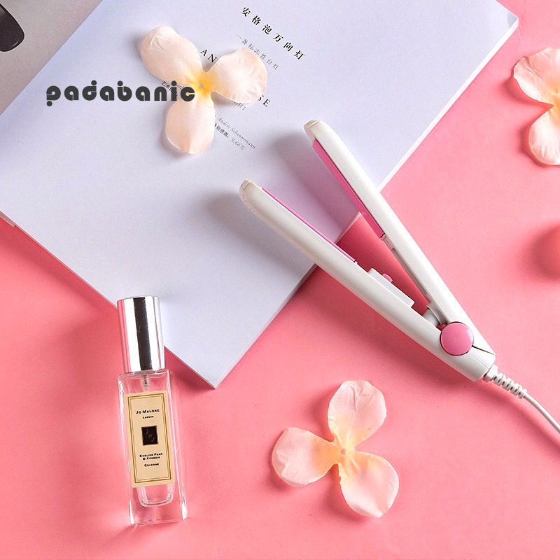 Máy Duỗi Tóc Mini Padabanic, Máy Làm Tóc Kẹp thẳng, Ép tóc, Uốn cúp làm tóc xoăn lọn đa năng