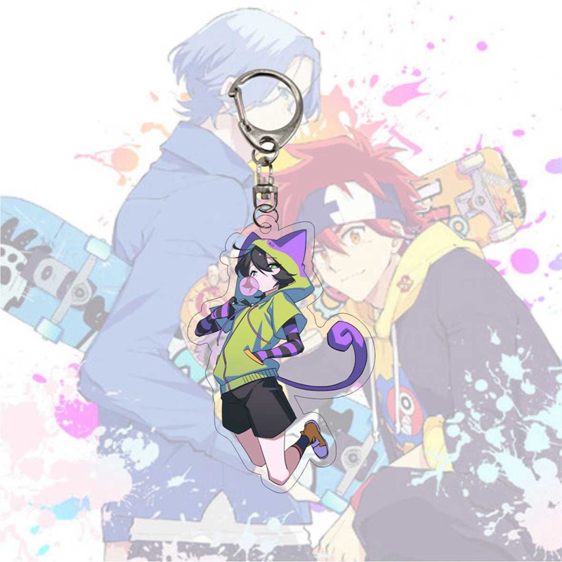 Móc khóa hình nhân vật anime Reki Kyan Miya Langa Sk8