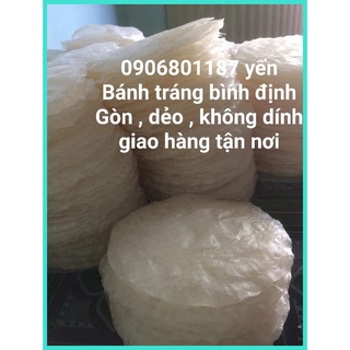 Bánh tráng nhúng tròn giòn rụm_Đặc sản Bình Định