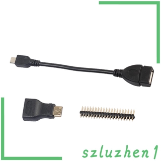 Bộ Cáp Chuyển Đổi Hdmi Sang Hdmi + Micro Usb + Gpio Cho Raspberry Pi Zero
