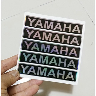 Bộ 10 decal nổi dán xe chữ yamaha