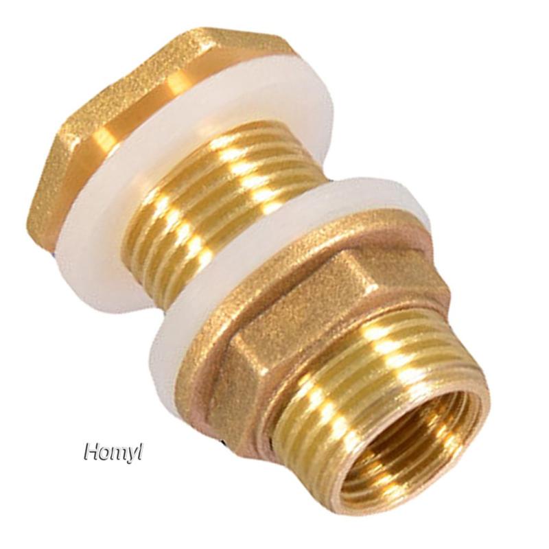 Đầu Nối Ống Nước Bằng Đồng Thau Cứng Chống Rò Rỉ DN15 M1 / 2 ''