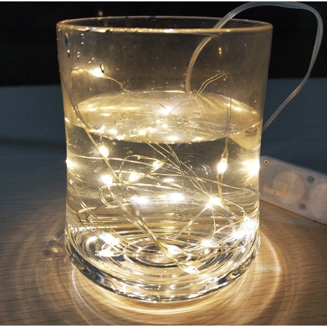 Dây đèn LED đom đóm Fairy Light 30-40-50 bóng trang trí không thấm nước hộp 3 pin AA | BigBuy360 - bigbuy360.vn