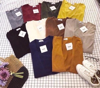 Áo len cardigan