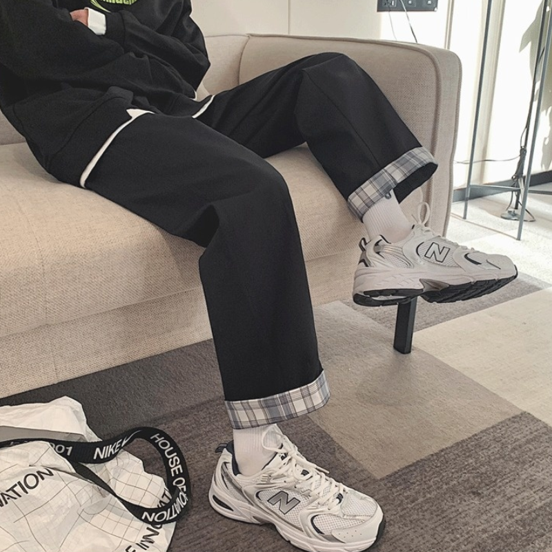 Quần Dài Họa Tiết Ca Rô Phong Cách Hàn Quốc Dành Cho Nam | BigBuy360 - bigbuy360.vn