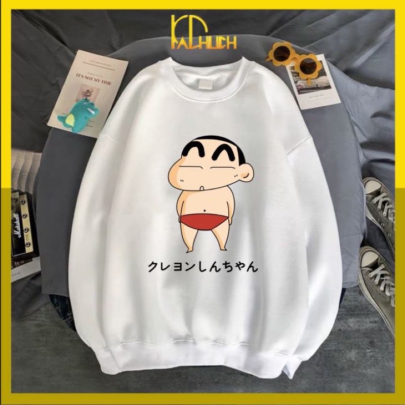 Áo sweater nỉ in shin sexy ,vải nỉ bông mềm mịn (40-70kg)