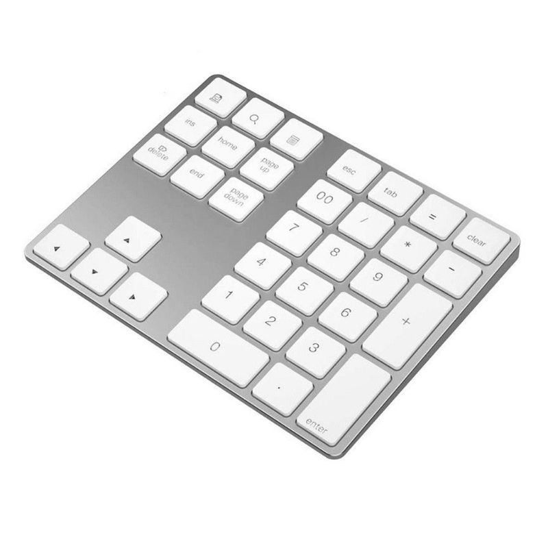 SEL❤34 Keys Mini Numpad Wireless Bluetooth Numeric Keypad For Apple PC Keyboard