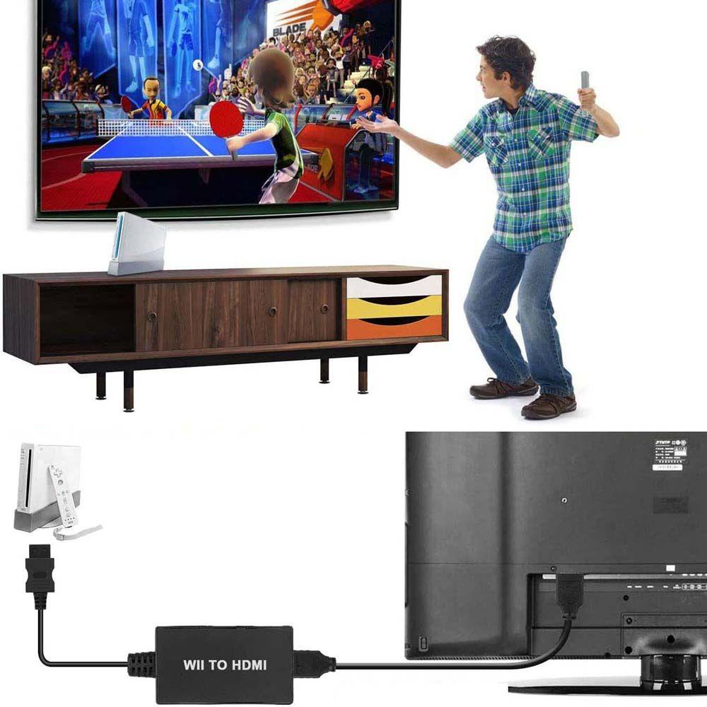 [COD] Đầu Chuyển Đổi Wii Sang HDMI 3.5mm 1080P Cho Màn Hình Máy Tính HDTV WII2