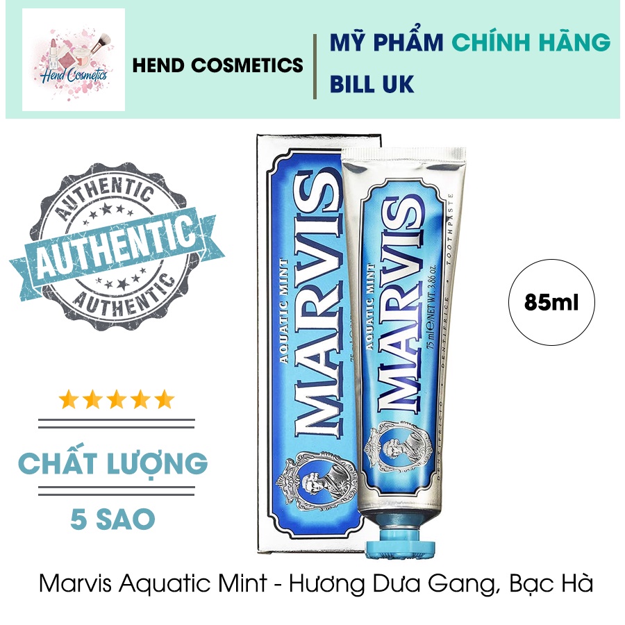 Kem Đánh Răng Cao Cấp Marvis Toothpaste 85ml (Bill Anh)