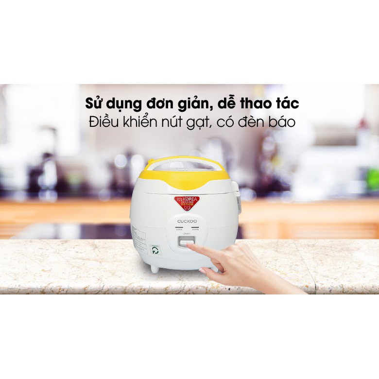 Nồi Cơm Điện Cuckoo CR-0671 (1L) - Hàng Chính Hãng (Giao màu ngẫu nhiên)