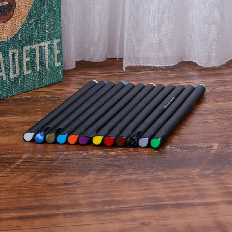 Set 12 / 24 Bút Màu Ngòi 0.4mm Chất Lượng Cao