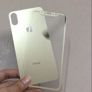 Kính cường lực gương 2 mặt iphone X