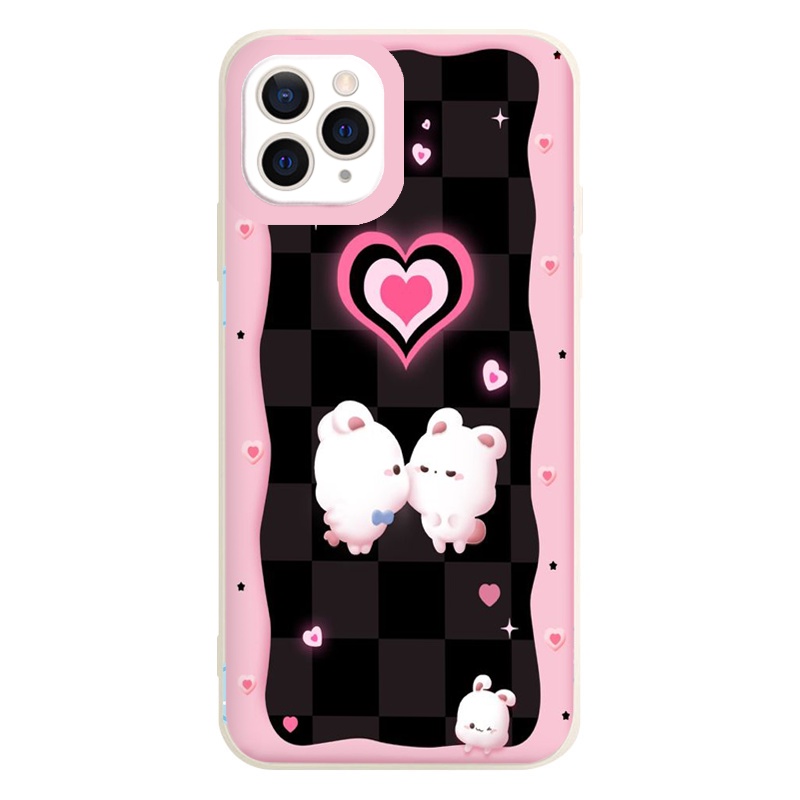 Ốp lưng iphone tim hồng đáng yêu 5/5s/6/6plus/6s/6splus/7/7plus/8/8plus/x/xr/xs/11/12/pro/max/plus/promax