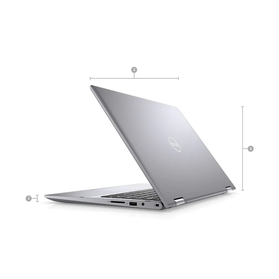 Laptop Dell Inspiron 5406 2-in-1,i5 1135G7,8GB,512SSD,14&quot;FHD,Win 10,Grey (P126G004)