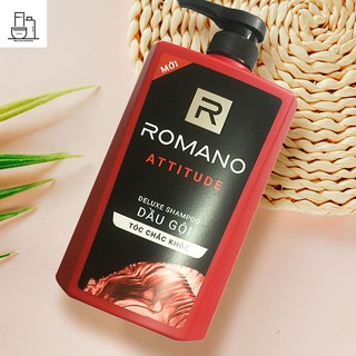 Dầu Gội Cao Cấp Cho Nam Romano Attitude 650g