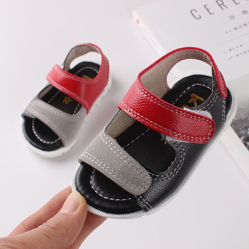 Sandal Đế Mềm Chống Trượt Thời Trang Mùa Hè 2019 Cho Bé Trai 1-2-3 Tuổi