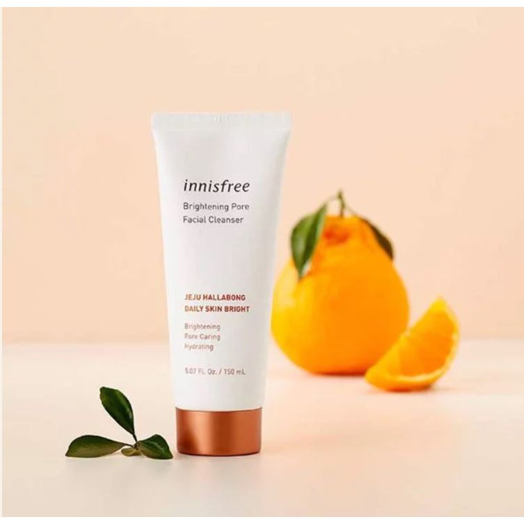 Sữa Rửa Mặt Trắng Da Se Khít Lỗ Chân Lông Innisfree Brightening Pore Facial Cleanser ( Mẫu Mới )