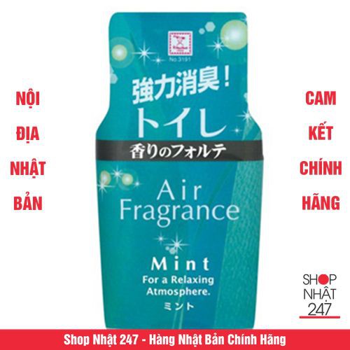 [GIẢM SỐC] Hộp khử mùi toilet hương bạc hà NỘI ĐỊA NHẬT BẢN