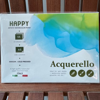 Sổ Happy A5 cold pressed 300gsm