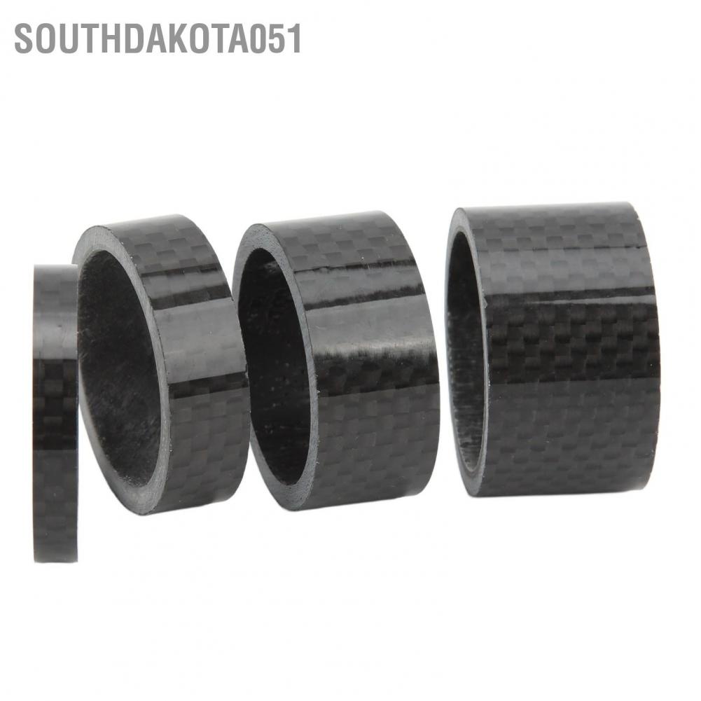 Hàng Sẵn Set 5 Vòng đệm điều chỉnh bát phuộc phía trước xe đạp bằng sợi carbon OD2 28,6mm（3/5/10/15/20mm)【Southdakota051】
