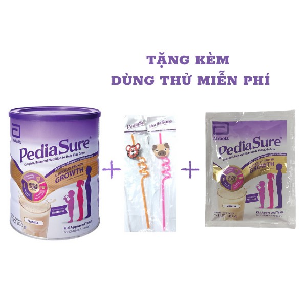 Sữa bột Pediasure Úc hộp 850g - Hàng Nhập Khẩu